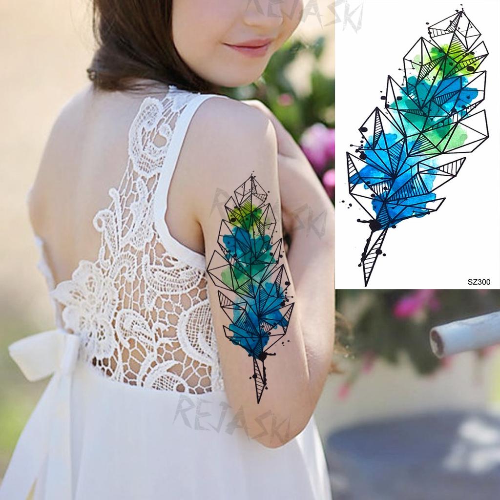 Hyacinth Daisy Temporary Tattoos For Women Girl Lavender Peony Fake Tattoo Sticker Daffodil Tulip Wrist Fashion Waterproof Tatoo