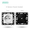 BSEED Plastic Frames Modules HDMI ST TL CAT6 Socket Parts DIY Combination EU FR RU Standard Sockets USB Typle-C Charge E-Series