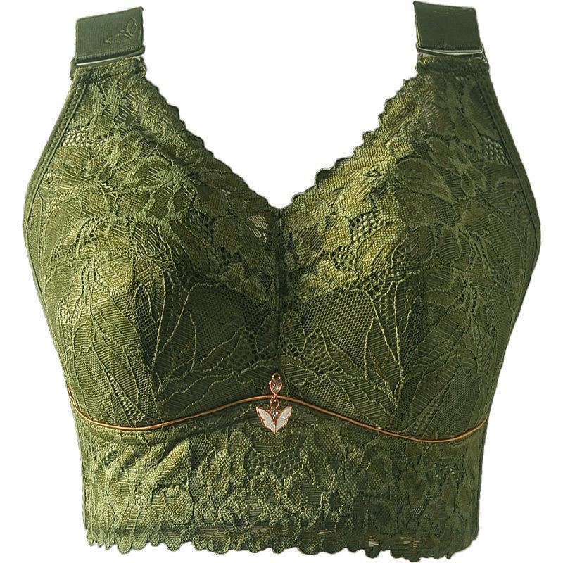 Женское нижнее белье, тонкий бюстгальтер с боковой втяжкой и сбором молока, регулируемый тип