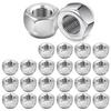 DEVCOVE 24 Pack 1/2-20" Trailer Lug Nuts, Boat Trailer Tires, RV Truck Tire Bolts, Golf Cart 1/2" Wheel Lug Studs