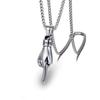 Personalized Pendant Finger Stainless Steel Chain Necklace, Stylish One Piece Straight Hair