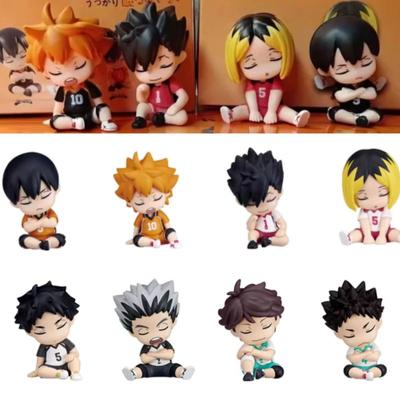4 шт. аниме Haikyuu Hinata Shoyo Tobio Kageyama ПВХ фигурка Коллекционная игрушка