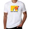 Футболка MTV с графическим принтом, забавные костюмы, блузка с животными, приталенные футболки для мальчиков и мужчин.