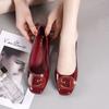 New Genuine Leather Single Shoes Women's New All-match Bright Leather Soft Leather Women's Shoes Loafers