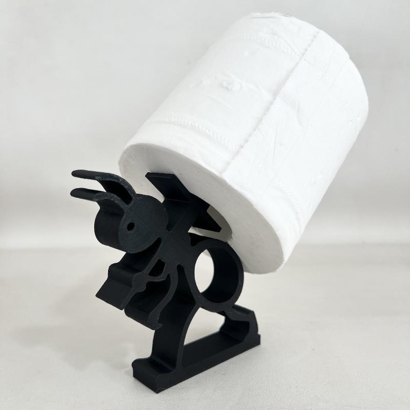 Новый креативный 3D-печатный держатель для туалетной бумаги в форме муравья, милый и простой держатель для рулонной туалетной бумаги