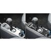 Для Benz Smart Fortwo 2011-2015 Накладка на панель переключения передач из настоящего углеродного волокна, накладка-молдинг, аксессуары для интерьера автомобиля, декоративная наклейка