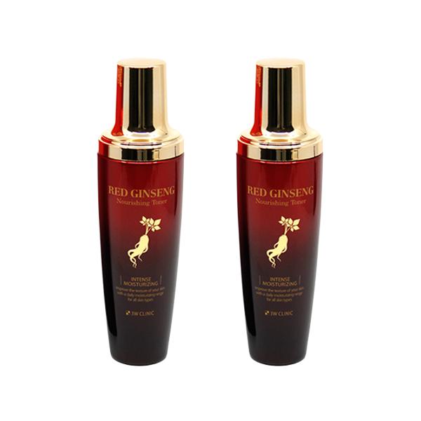3w Clinic Питательный тонер с красным женьшенем 130 мл, Эмульсия 130 мл, Сыворотка 50 мл (10 вариантов)