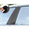 6X Carbon Fiber Door Window Trim Pillar Posts Cover For Porsche Macan 2014-