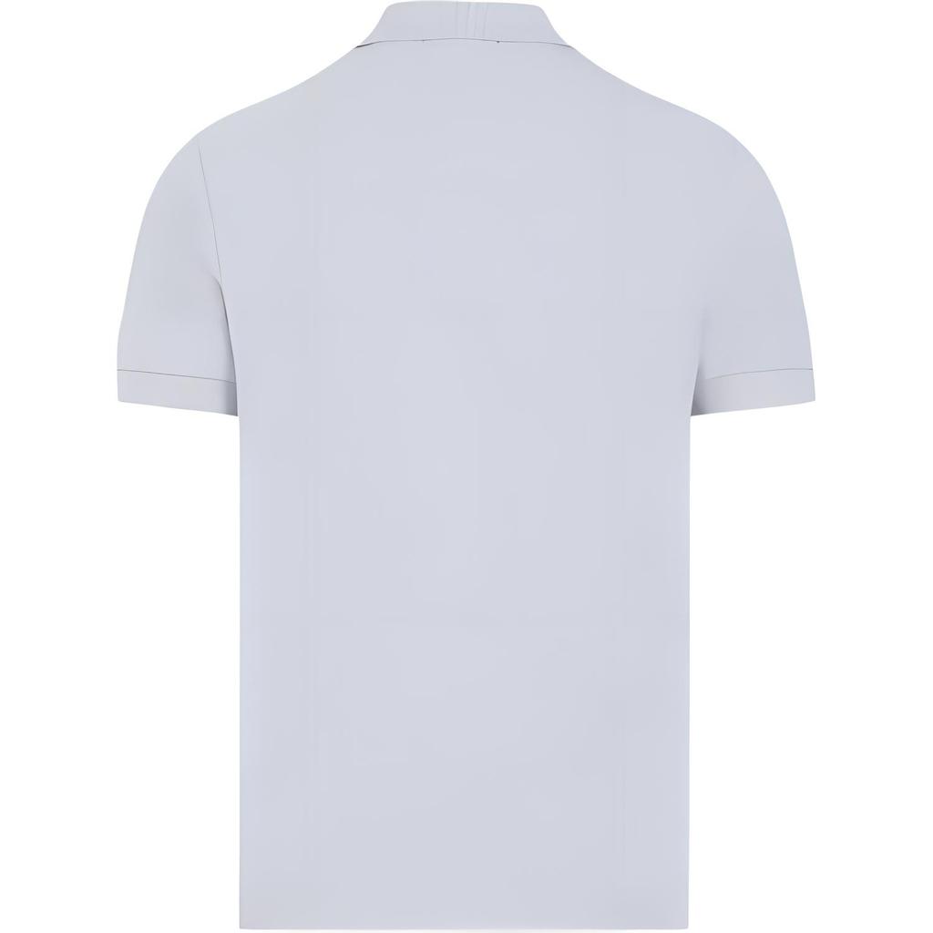 STONE ISLAND Мужская рубашка поло с принтом логотипа, рубашки поло, светло-голубой K1S1522002-SCS0017-V0041