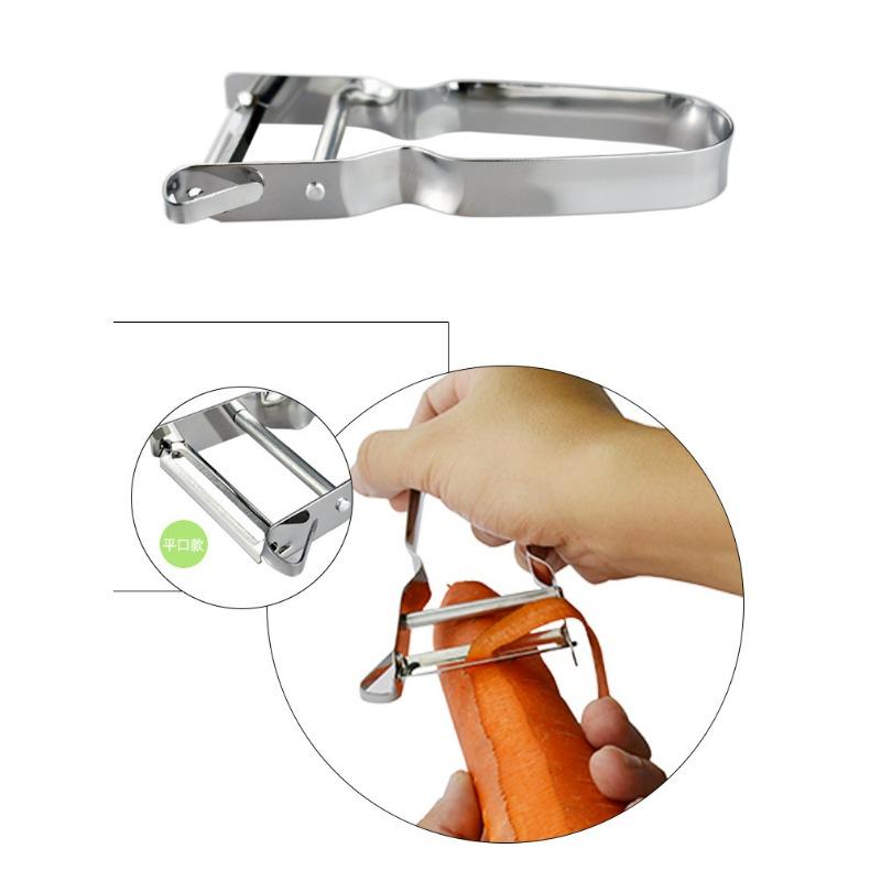 1PC stainless steel scraper peeler paring knife peeling apple potato household fruit radish melon planer