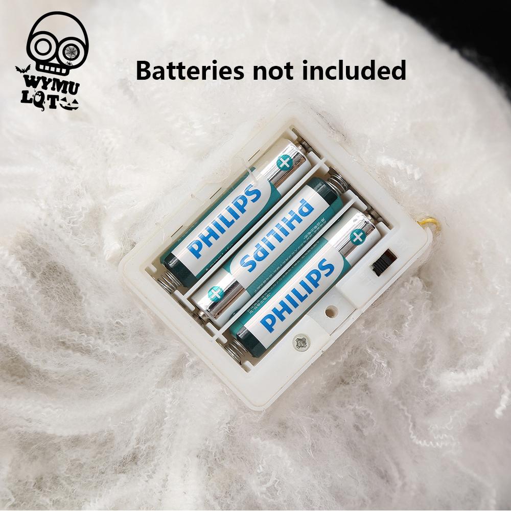 Halloween Skull Decor Voice Activated Decorations With Led Red Eyes For Party