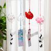 Cat Paw Wind Chimes Japanese Glass Wind Chime Home Garden Hanging Pendant Wall Hanging Decor Diy Gift for Guests Wind Bells