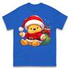 Winnie The Pooh Santa Christmas Tshirt Adorable Festive Family Gift Tee Top