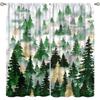 Country Forest Curtain Wild Animal Bear Deer fox Wolf Country Printed Curtain Semi-blackout Drape Bedroom Window Living Area Room Pair Of 2 Panels