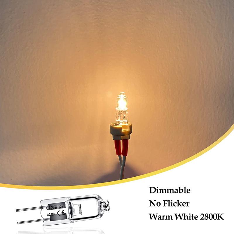 10Pcs/Set 5W 10W 20W 35W 50W 2900K Halogen Warm Energy G4 12V Bulbs Indoor Lighting Light JC Bi-Pin LED Crystal Globe Lamp