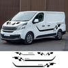 4 шт. автомобильные наклейки для Renault Trafic Vauxhall Opel Vivaro Fiat Talento Nissan NV300 Camper Van виниловые наклейки аксессуары для тюнинга