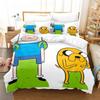 Adventure Time Finn And Jake The Dog Face Bedding Set Single Twin Full Queen King Size Bed Set Boys Bedroom Duvet Cover Set