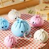 Cute Cartoon Steamed Bun Shaped Soft Bubble Finger Toy Stress Reliever Mini Steamed Bun Squishy Toy