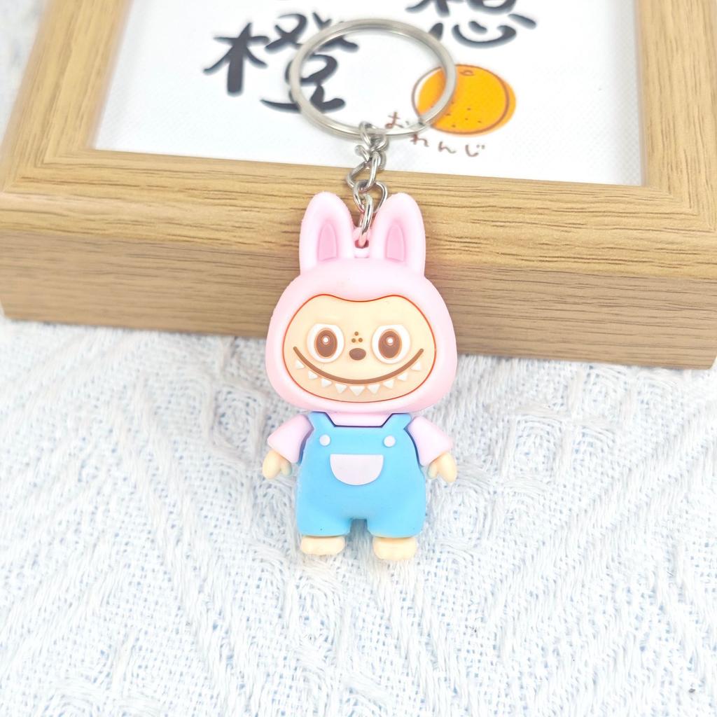 Creative Cartoon Labfabric Keychain Cute Doll Car Pendant Keychain Gift Bag Pendant