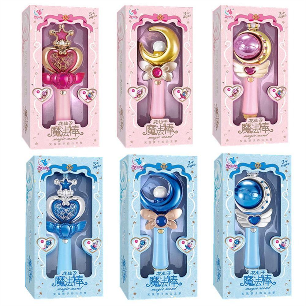 Sound Effect Moon Fairy Stick Led Light Shine Glow Stick Birthday Gift Girl Magic Wand Girl Gift