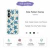 For Samsung Galaxy A36 5G Case Blue Turtle Pattern Printing Straight Edge TPU Phone Back Cover