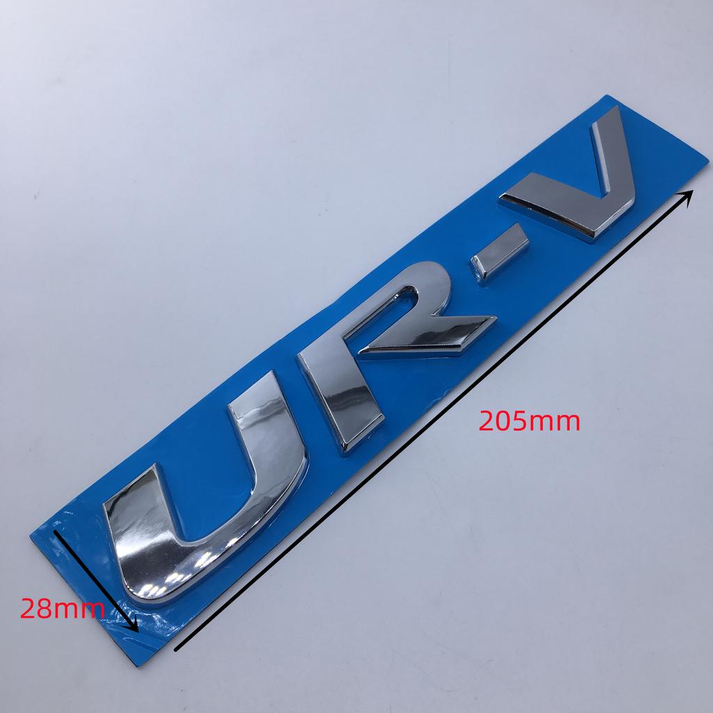 QLN2 ABS Car Side Stickers Rear Trunk Letters 3D Emblem Badge for Honda UR-V Logo Decals Auto Modification Styling Decoration