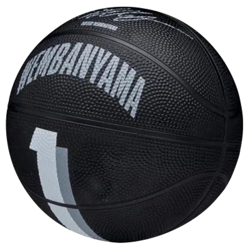 Wilson NBA Player Icon Victor Wembanyama Mini Ball, Unisex black Basketball