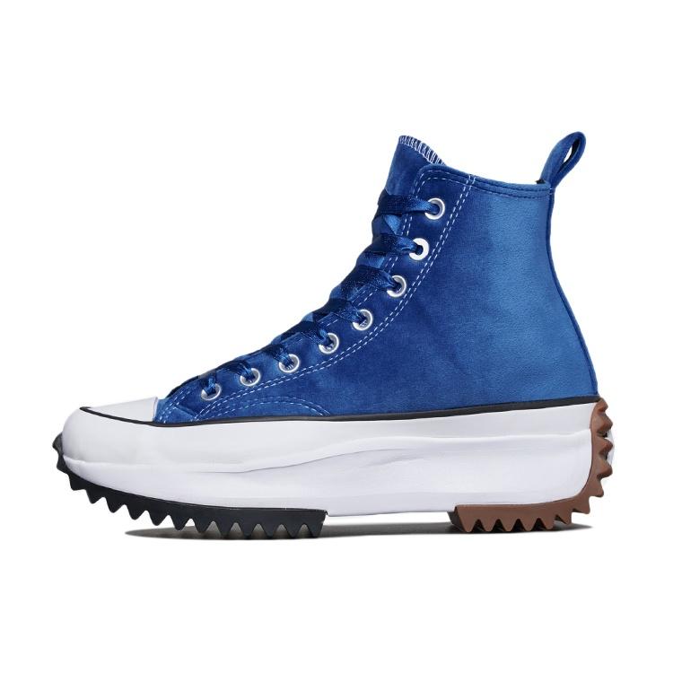 Converse Run Star Hike High-Top Canvas Shoes Blue Men's 172504C