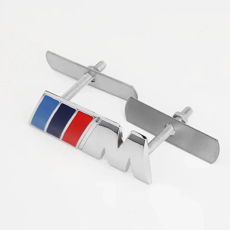 1 шт. Металлический значок решетки радиатора автомобиля Для Bmw M E28 E32 E43 E52 E53 E60 E63 E64 E90 E93 E94 E87 F10 F20 F30 G03 X1 X3 X5 X6 Z4