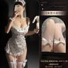 Erotic lingerie Japanese cute hollow pajamas cos anime small milk kitchen uniform sexy seductive nightdress