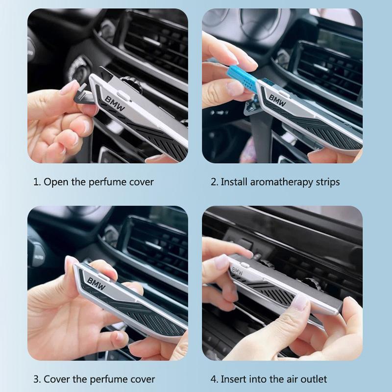 New Style Blade Shape Car Air Freshenner Flavoring For BMW E46 E90 E60 F30 F10 E39 G20 F20 E92 Auto Decoration Accessories HV0