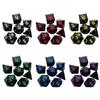 7pcs/set Acrylic For TRPG DND D4 D6 D8 D10 Game Dice Polyhedral Dice Table Game DND Dice