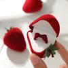 Popular Strawberry Ring Box Cute Red Ring Box Strawberry Jewelry Boxes  Birthday Gift