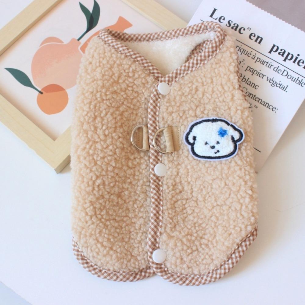 Comfortable Dog Coat Thicken Puppy Vest Stylish Winter Dog Clothes  Small Medium Dogs