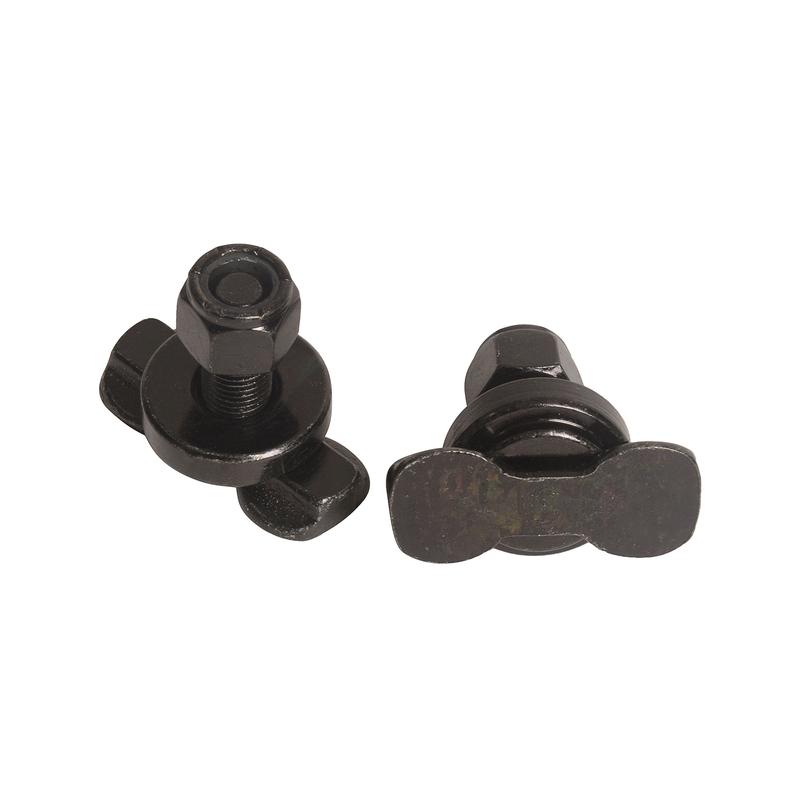 2 PCS L-Track Double Lugs Threaded High Quality Durable Rail Stud Nut Hook Tie Down Rope Kit Anchor Point M10*30MM