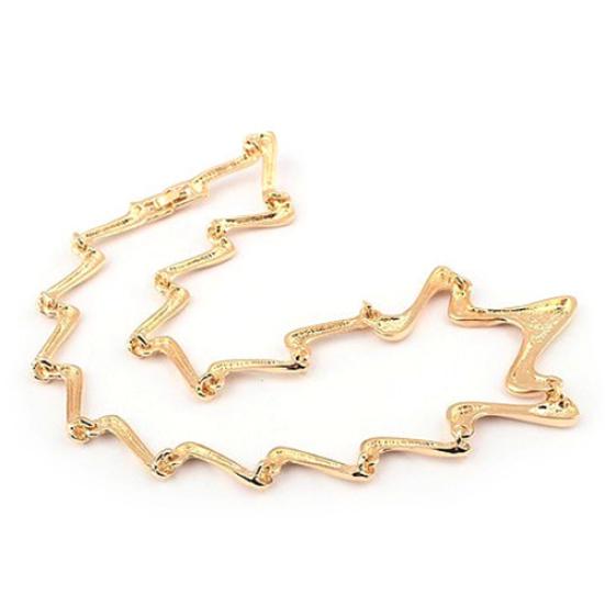 Women's Korean Wave Chain Style Choker Statement Bib Necklace Jewelry