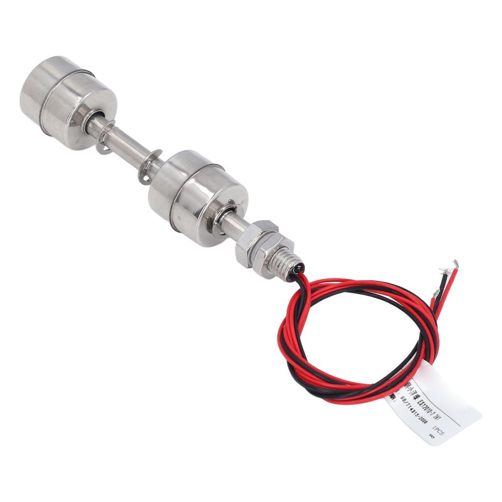 Двойной шариковый поплавковый выключатель 120 мм из нержавеющей стали, поплавковый выключатель, регулятор уровня воды с проводом 400 мм