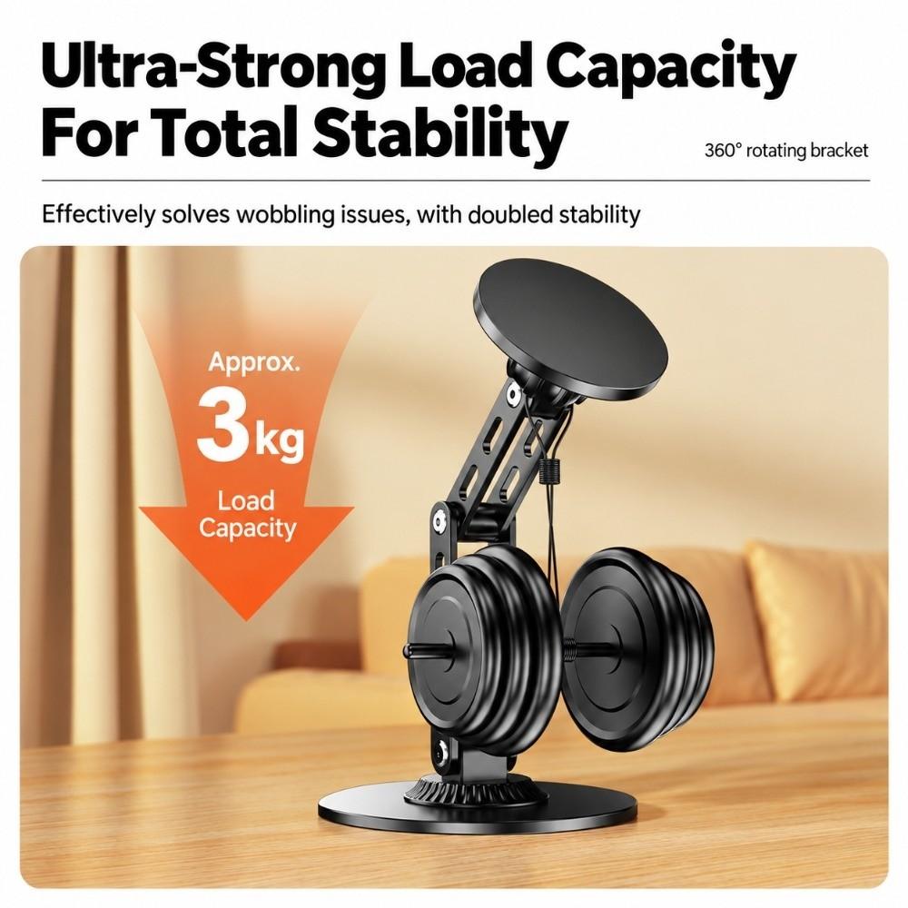 Rotatable Foldable Phone Holder Portable Desk Phone Mount New Magnetic Desktop Phone Stand