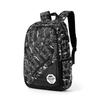 black with machine pattern