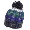 Womens/Ladies Corkscrew Pom Pom Beanie