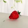 Desktop Decorative Figurine Transparent Persimmon Glass Ornament Mini Fruit Decor Decorative Glass Crystal Figurine For Home Tea