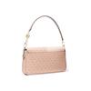 Michael Kors Mk Bradshaw Монограмма Color Block Золотая Пряжка Кожаная Сумка-Тоут Crossbody Наплечная Сумка Женские Сумки Балетный-Розовый 30T1G2BL1B-641