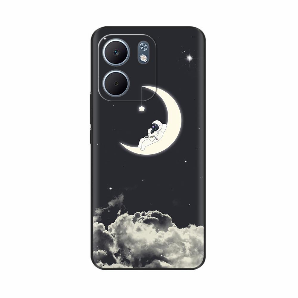 Phone Case For OPPO A5x Case 2025 Cute Painted Soft Black TPU Silicone Bumper Cover For OPPO A5x 4G 5G oppoA5X Cases Funda Coque