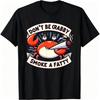 Dont Be Crabby Smoke A Fatty Tshirt Funny Cartoon Crab Humorous Graphic Tee For Unisex Unisex Casual Gift Shirt