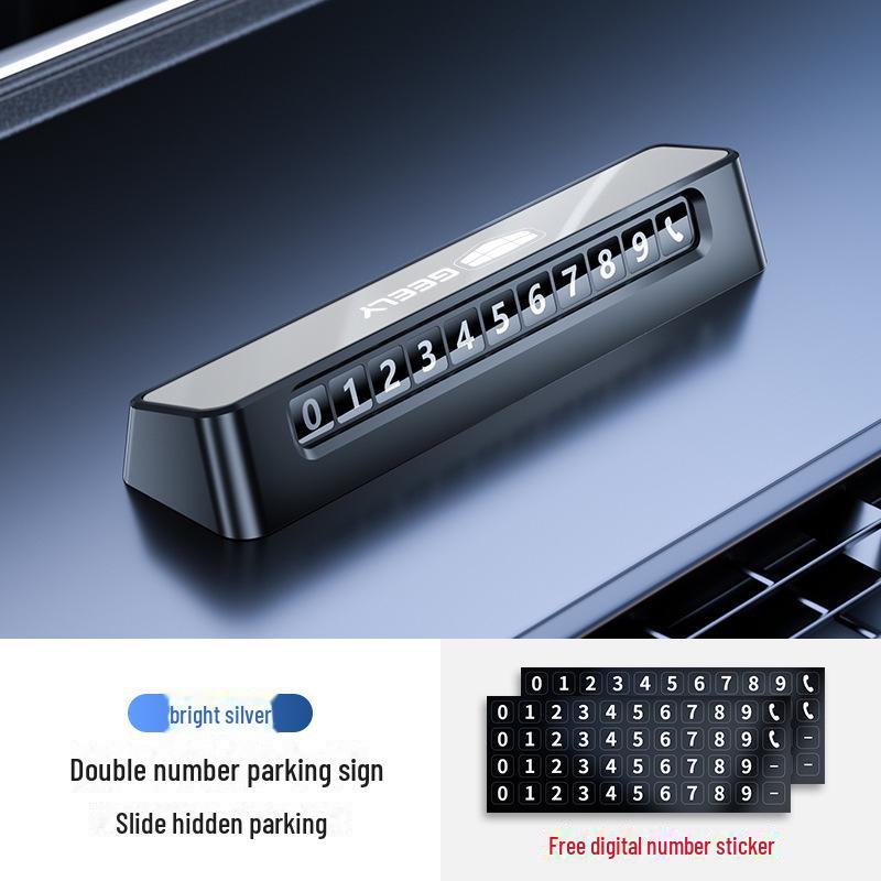 Временный держатель номерного знака Geely для моделей Xingyue L, Binyue, Boyue L, Dihao и Xingrui