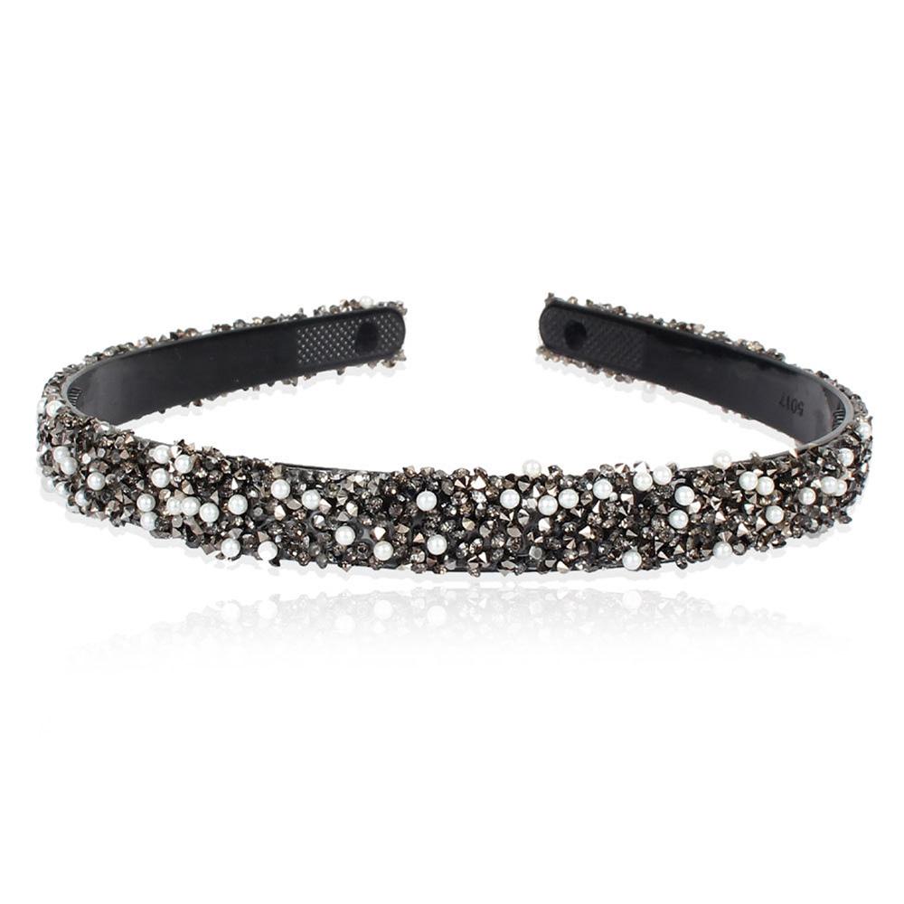 Simple Simulated Pearl Luxury Crystal Hairbands Hair Accessories Hair Hoop Pearl Headbands