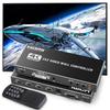 HDMI 1-в-4 Сшиватель видеоэкранов: Бесшовно объедините четыре монитора в один дисплей.
