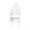 Electric Iron Hanger Ironing Board Holder with Hooks Organizer Shelf Rack for Laundry