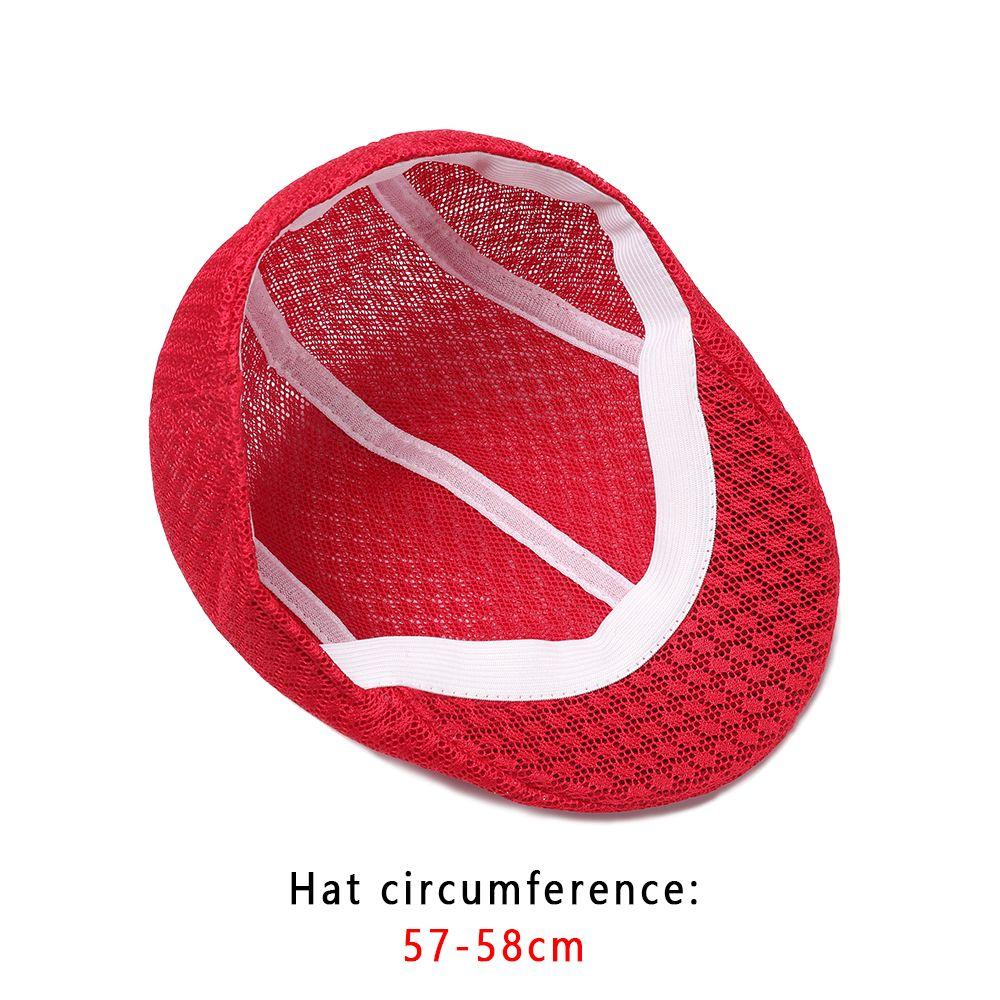 Fashion Casual Newsboy Style Adjustable Mesh Caps Gatsby Hats Beret Hats Sun Caps