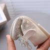 Spring Autumn Girls Leather Shoes Princess Party Rhinestone Ribbons Shoes Fashion Children Performance Wedding Shoes I07307